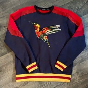 Hudson Outerwear Crew Neck Sweatshirt Humming Bird Large